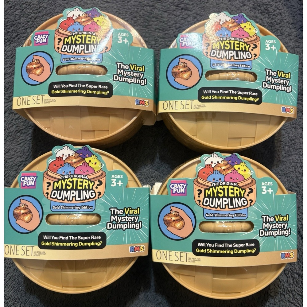 RMS Crazy Fun Mystery Dumplings Set Of 4 Gold Shimmer Edition